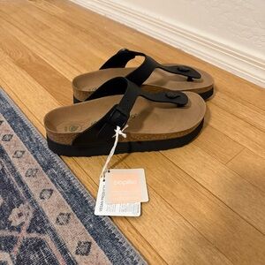 NWT Birkenstock Papillio Gizeh Platform Sandal size 40